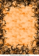 HALLOWEEN BACKGROUND: A4 Orange & Black Multi-Directional Grunge-Textured Backing Paper