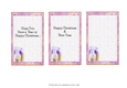 CHRISTMAS LAMB INSERTS: 1 Blank, 2 With Verse