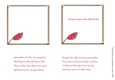 2 AUTUMN LEAF THINKING OF YOU INSERTS: 1 Blank, 1 WIth Message, Plus 2 Additional Bonus Verses & Commercial Use