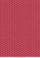 DARK RED CIRCLES ON CORAL RED : A4 Multi-Directional Background/Backing Paper/Craft Paper, With Commercial Use.
