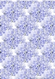 AGAPANTHUS: A4 Multi-Directional Floral Background/Backing Paper, With Commercial Use