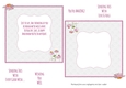 ECHINACEA INSERTS: 1 Blank, 1 With Thinking of You Verse, Plus 4 Bonus Short Verses/Setiments