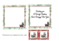 2 SCOTTIE DOG INSERTS: 1 Blank, One With Short Dog-Themed Verse/Sentiment, Plus Bonus Gift Tag