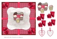 CHOCOLATES: 7 by 7 Card Front with Easy Decoupage, for Valentines/Anniversary/Birthday