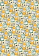PEACE LOVE AND JOY POTION BOTTLES: A4 Patterned Background/Backing Paper for Halloween, Whimsical and Fantasy Projects