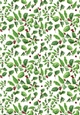 WATERCOLOUR HOLLY LEAVES AND BERRIES BACKGROUND: A4 Christmas Patterned Backing Paper