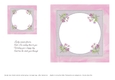 SWEET PEAS: Floral Insert With Optional Verse and Bonus Gift Tag/Back/Small Topper Image