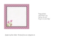 PINK TULIPS INSERT: 6x6 With Bonus Verse & Commercial Use