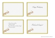 4 THANKSGIVING/GRATITUDE BERRY INSERTS:1 Blank, 3 with Verses