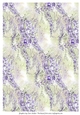 WISTERIA: A4 Purple Floral Background/Backing Paper With Commercial Use