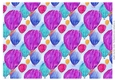 HOT AIR BALLOONS:A4 Background/Backing Paper, With Commercial Use