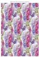 PINK & PURPLE STOCKS FLOWERS: A4 Floral Background/Backing Paper/Craft Paper With Commercial Use