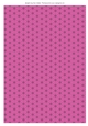 POLKA DOT HEXAGONS ON PINK: A4 Multi-Directional Patterned  Background/Backing Paper/Craft Paper With Commercial Use