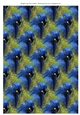 HYACINTH MACAW/BLUE PARROT BACKGROUND: A4 Backing Paper/Craft Paper With Commercial Use