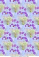 VERBENA: A4 Purple Floral Patterned Background With Commercial Use