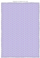 VERBENA: A4 Textured Fabric-Effect Purple Floral Geometric Background