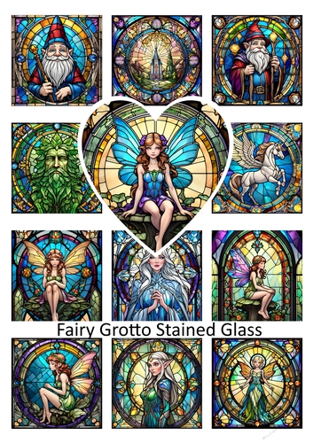 Fairy Grotto Stained Glass