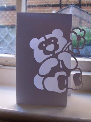 Teddy 1 Over the Edge Card