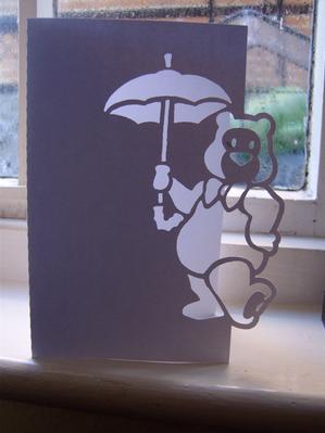 Teddy 2 Over the Edge Card