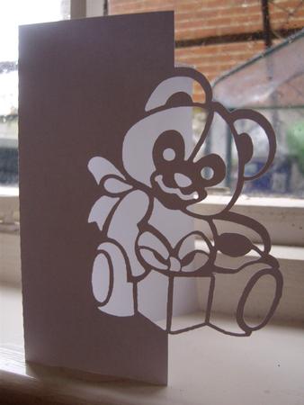 Teddy 4 Over the Edge Card