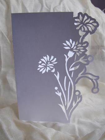Floral 5 Over the Edge Card