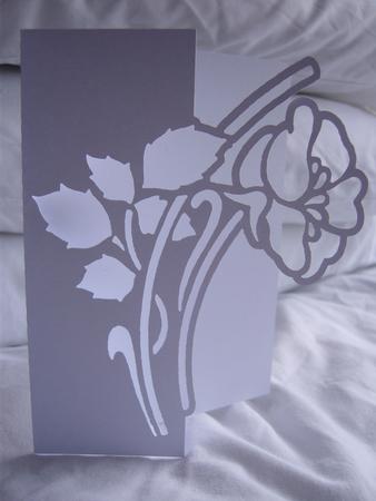 Floral 8 Over the Edge Card