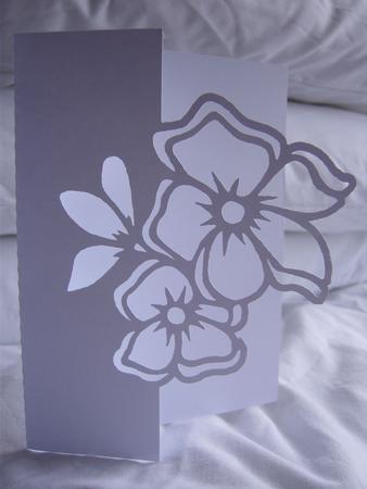 Floral 9 Over the Edge Card