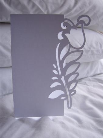 Floral 10 Over the Edge Card