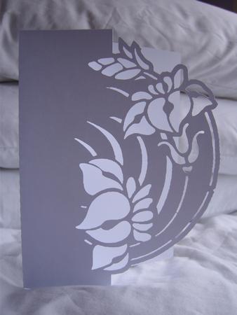 Floral 12 Over the Edge Card