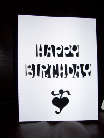 Happy Birthday Mini Aperture Card