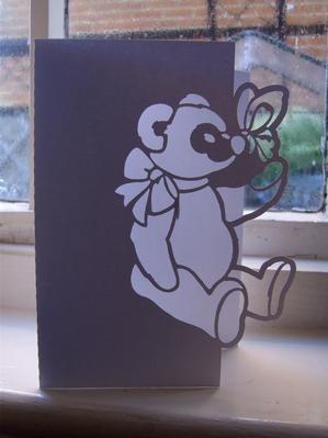 Teddy 3 Over The Edge Card