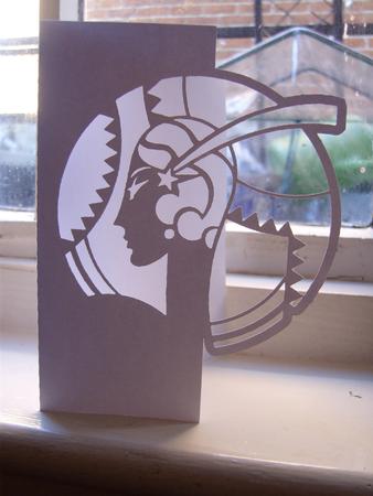 Art Deco Over The Edge Card