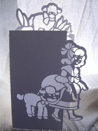 Little Bo Peep Over The Edge Card