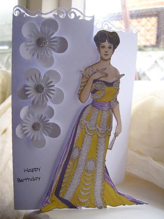 Elegant Lady 2 Edge Card