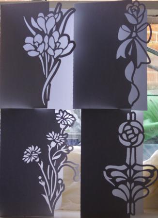 Over The Edge Floral Notelet Set