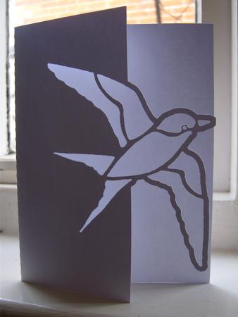 Bird Over The Edge Card 4