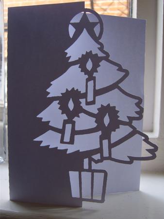 Christmas Tree 2 Over The Edge Card
