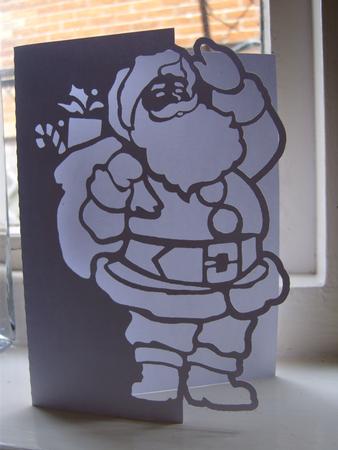 Father Christmas 2 Over The Edge Card