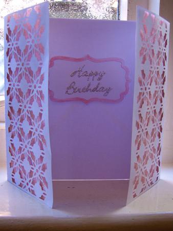Decorative Panels Gatefold Card 1