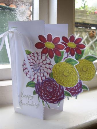 Double Floral Over The Edge Card 1