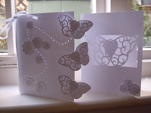 2 x Butterfly Cards