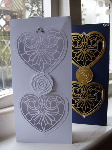 DL Filigree Heart card 