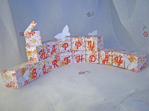 Happy Birthday Candy boxes