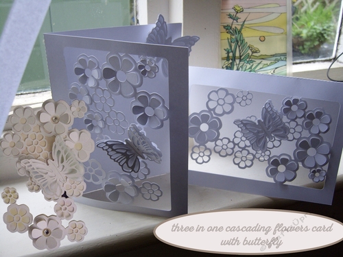 Cascading Flowers Card