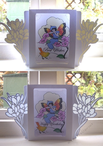 3D FLORAL FAIRY CARD 1
