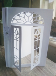 STAINED GLASS DESIGN WINDOW CARD (2022 RANGE)