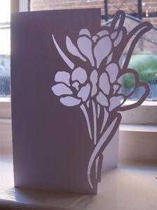 Floral 3 Over the Edge Card