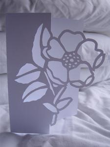 Floral 11 Over the Edge Card