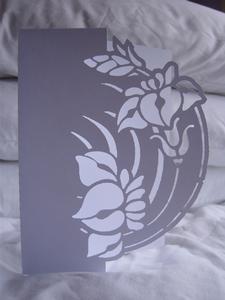Floral 12 Over the Edge Card