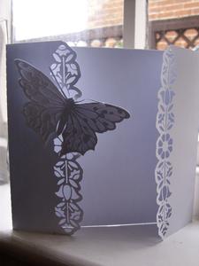 Gatefold Border Card